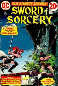 Sword of Sorcery series, written by Denny O'Neil, featuring art by Howard Chaykin, Walt Simonson and Jim Starlin (1973)