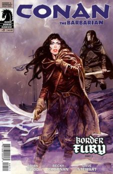 Conan the Barbarian #7, by Brian Wood, Becky Cloonan, and Dave Stewart (2012)