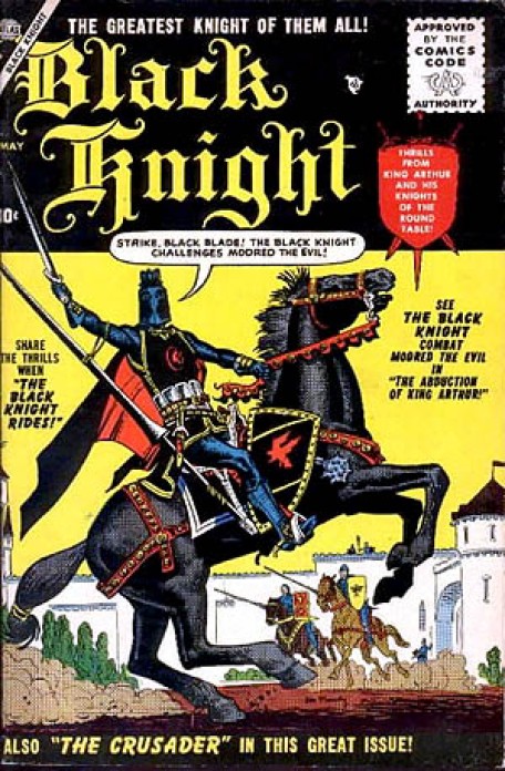 Black Knight, written by Stan Lee, artwork by Joe Maneely (1955)