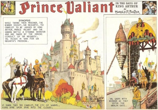 Prince Valiant, by Hal Foster (1937)